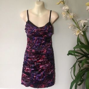 Guess Los Angeles body tight ruffled dress